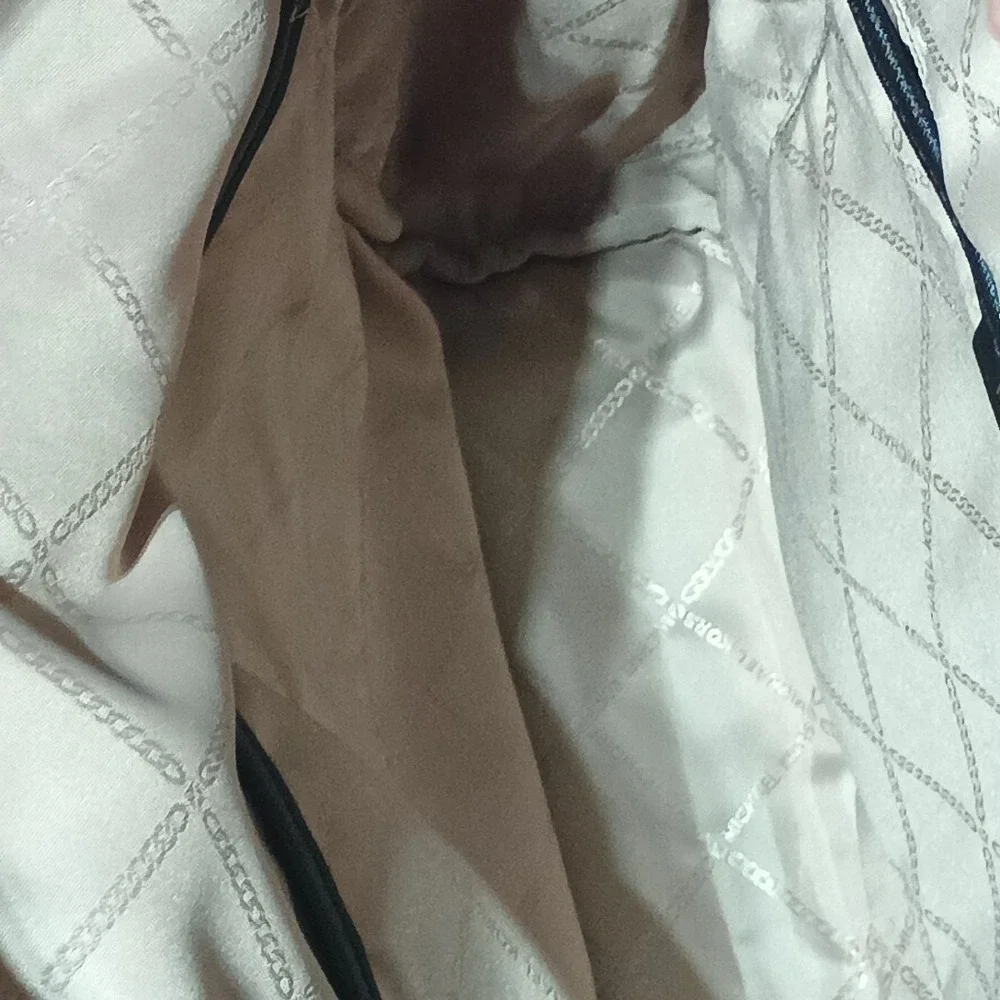Michael Kors Prescott Large Navy Blue Nylon Gabardine Backpack MSRP $278